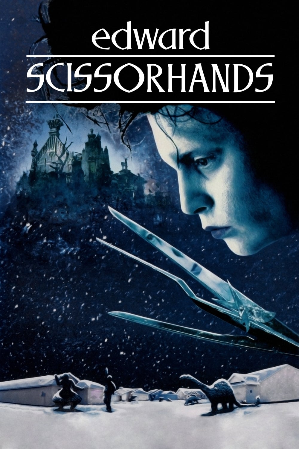 phim kinh dị kỳ ảo halloween Edward Scissorhands nguoi keo học yeu