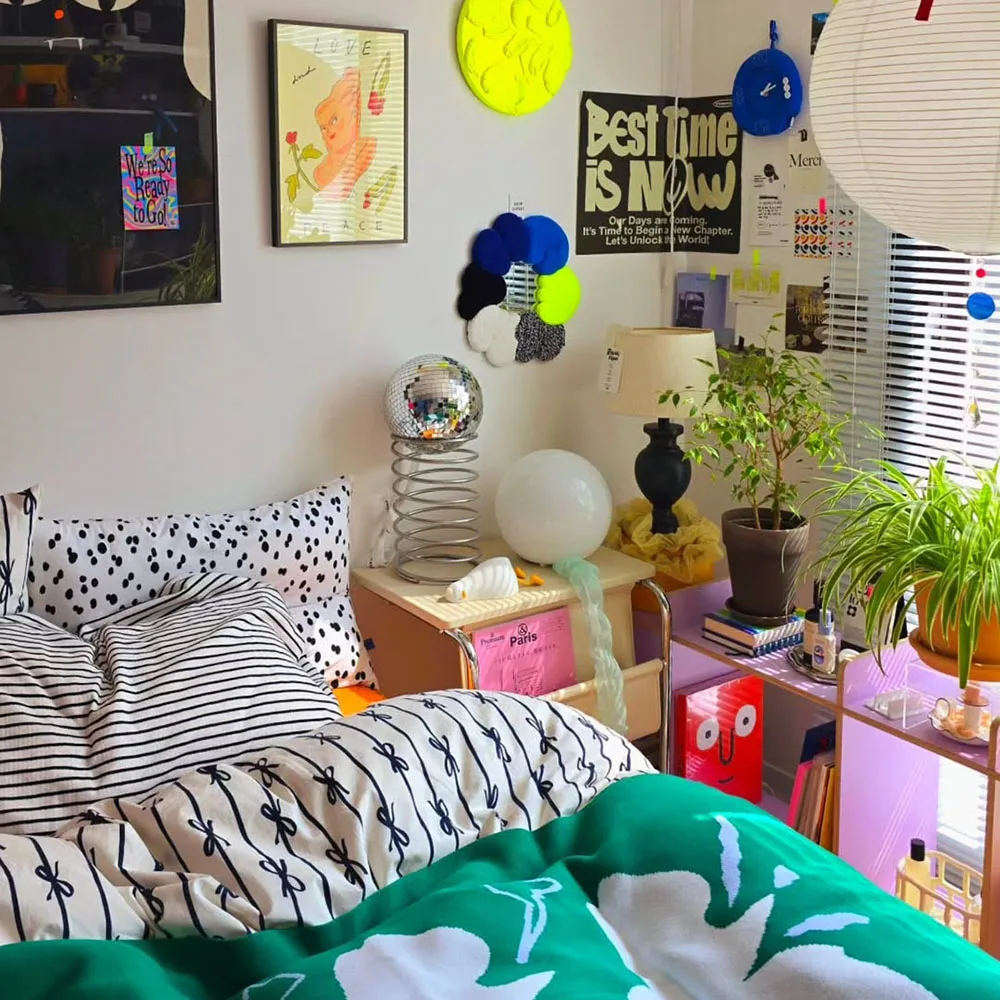 xu hướng trang trí nội thất dopamine decor