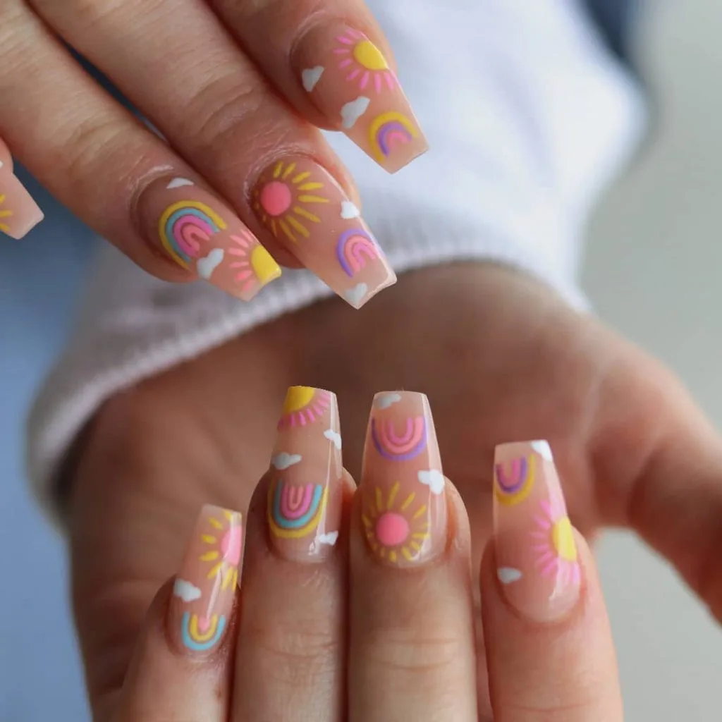 Nail đẹp cho ngày Quốc tế Hạnh phúc Nail đẹp cho ngày Quốc tế Hạnh phúc