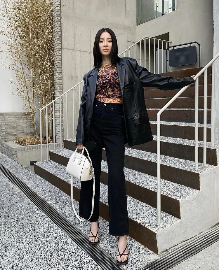 Áo blazer boyfriend