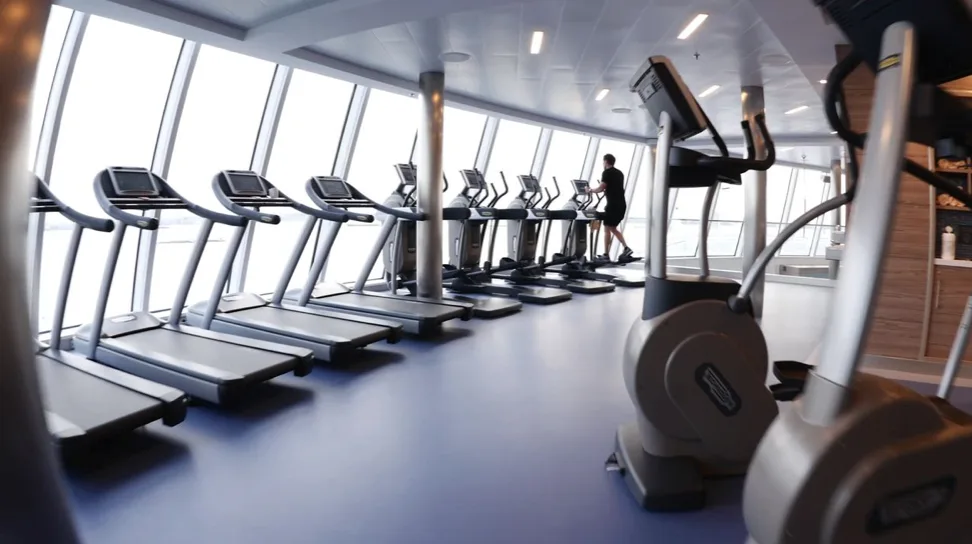 Phòng tập gym miển phí nằm ở lầu 6
