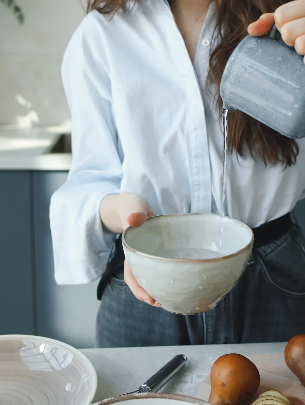 Uống nước đầy đủ để có vóc dáng S-Line.