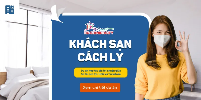 dịch vụ đặt khách sạn cách ly traveloka