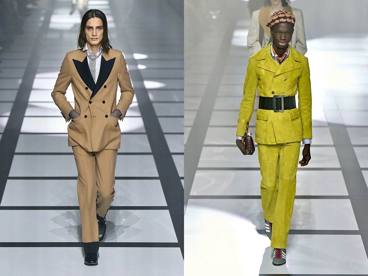 gucci adidas thu đông 2022 look 61 63