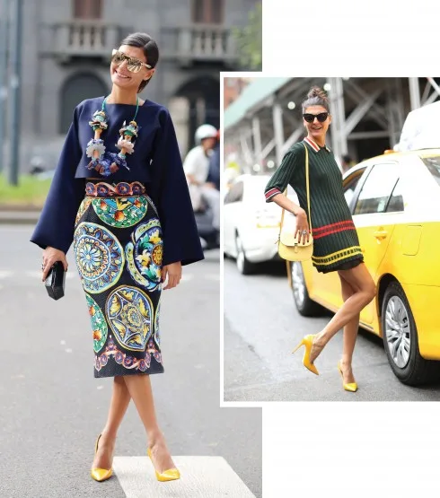 GIOVANNA BATTAGLIA, stylist người Ý nổi tiếng không chỉ vì những bộ hình thời trang cô thực hiện cho báo Vogue Ý và W mà còn bởi phong cách thời trang vui nhộn, nhiều màu sắc và đầy cá tính của cô