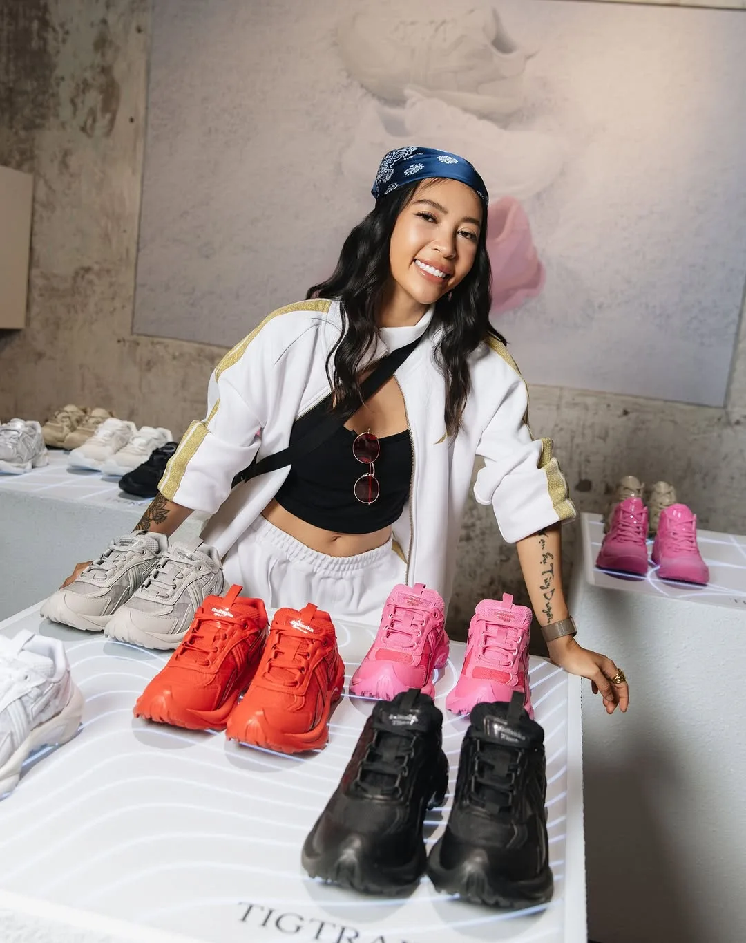 Hana tại sự kiện onitsuka tiger