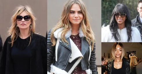 Các khách mời VIP hàng ghế đầu hang ghe dau burberry prorsum show