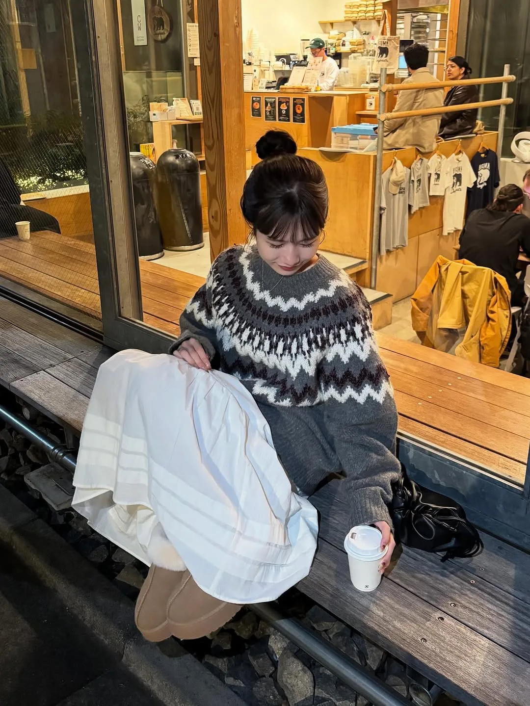 minori__33 diện áo len Fair isle