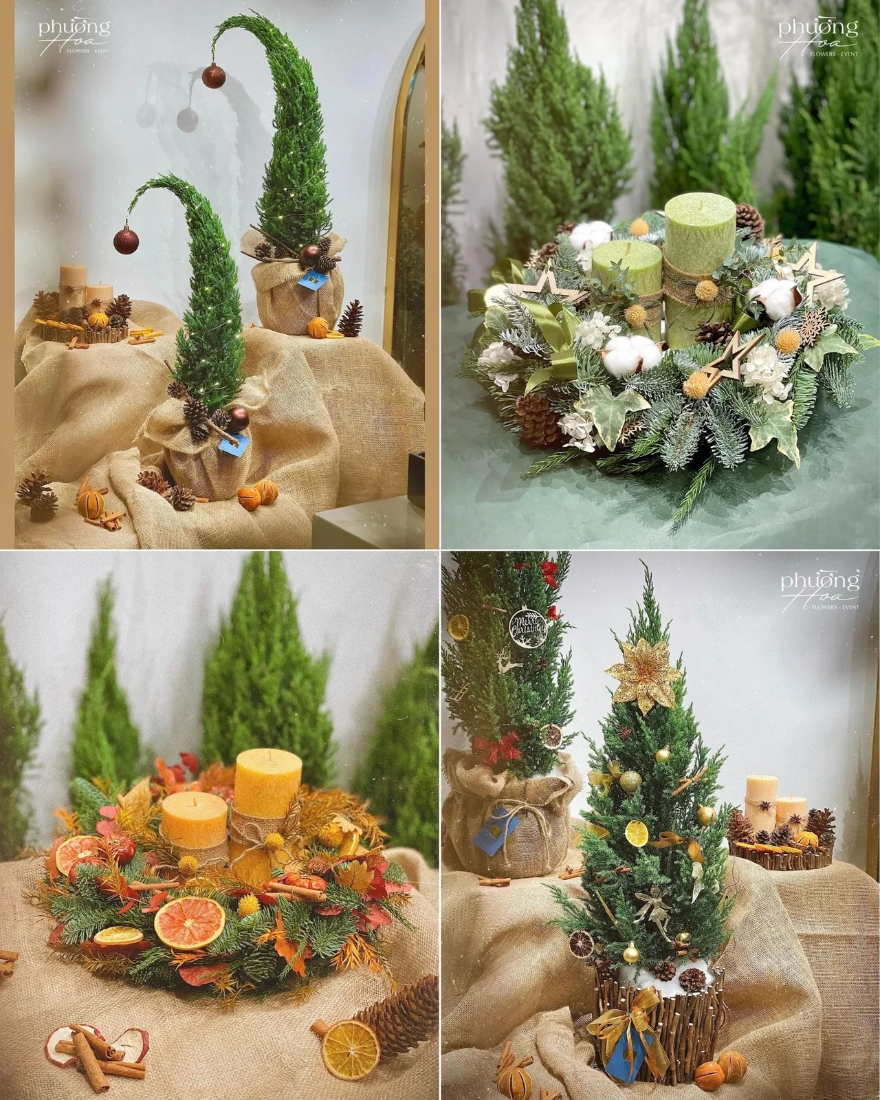 Cửa hàng trang trí cây thông Noel Phường Hoa Flowers