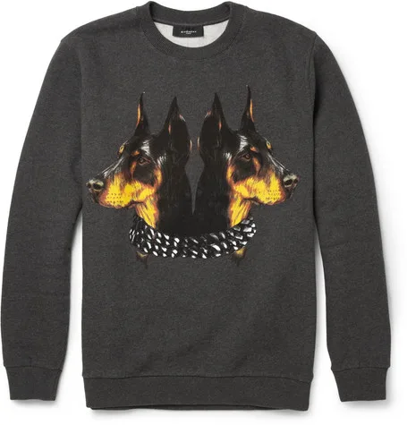 Họa tiết Doberman, chất liệu cotton-jersey