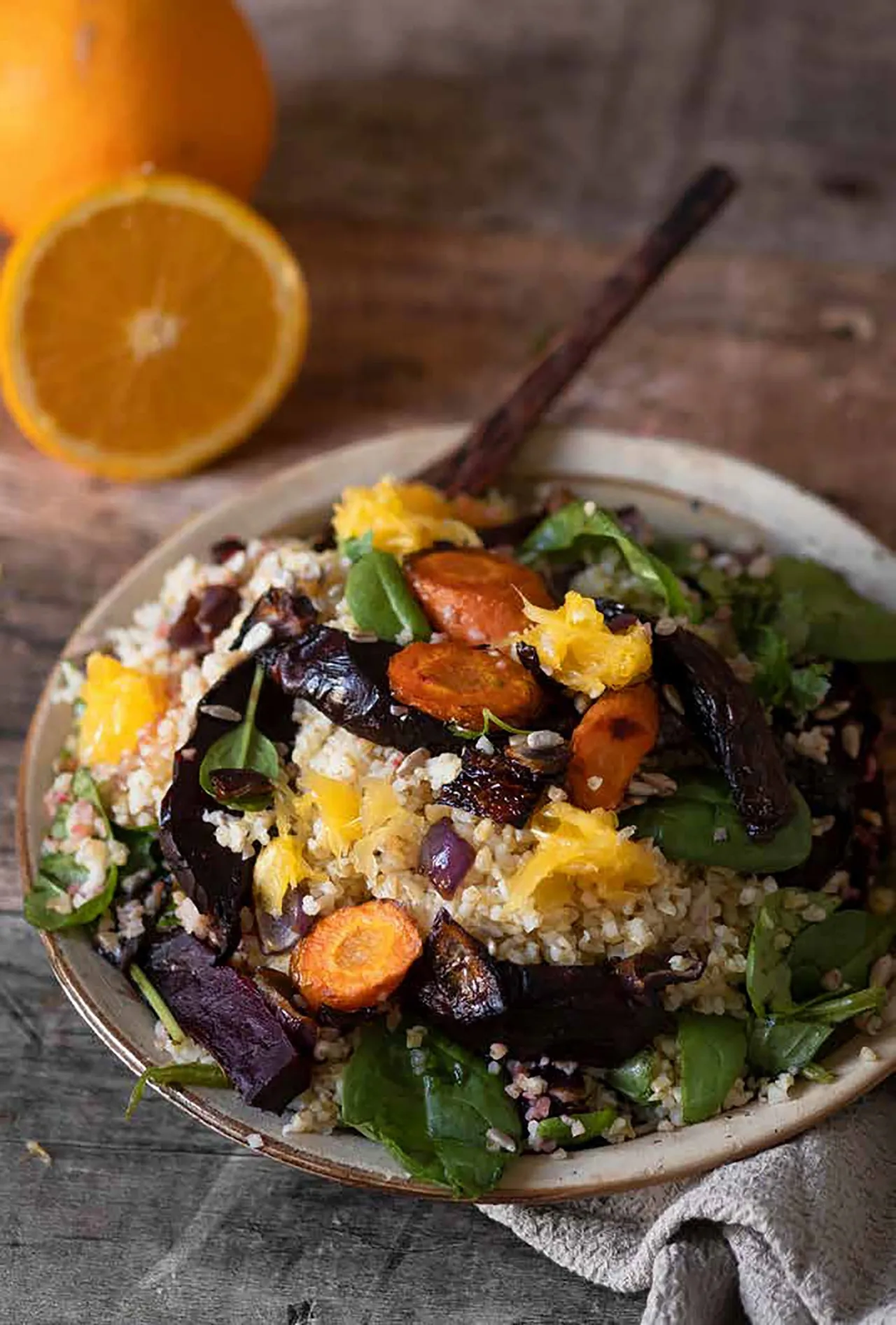 món ăn salad hạt lúa mì món ăn salad hạt lúa mì