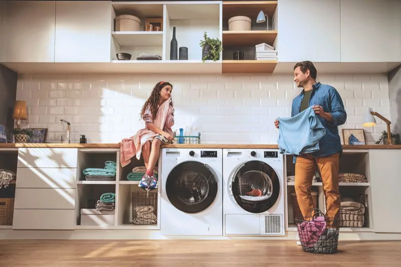 Máy giặt cửa trước - thiết bị giặt đồ bảo vệ môi trường