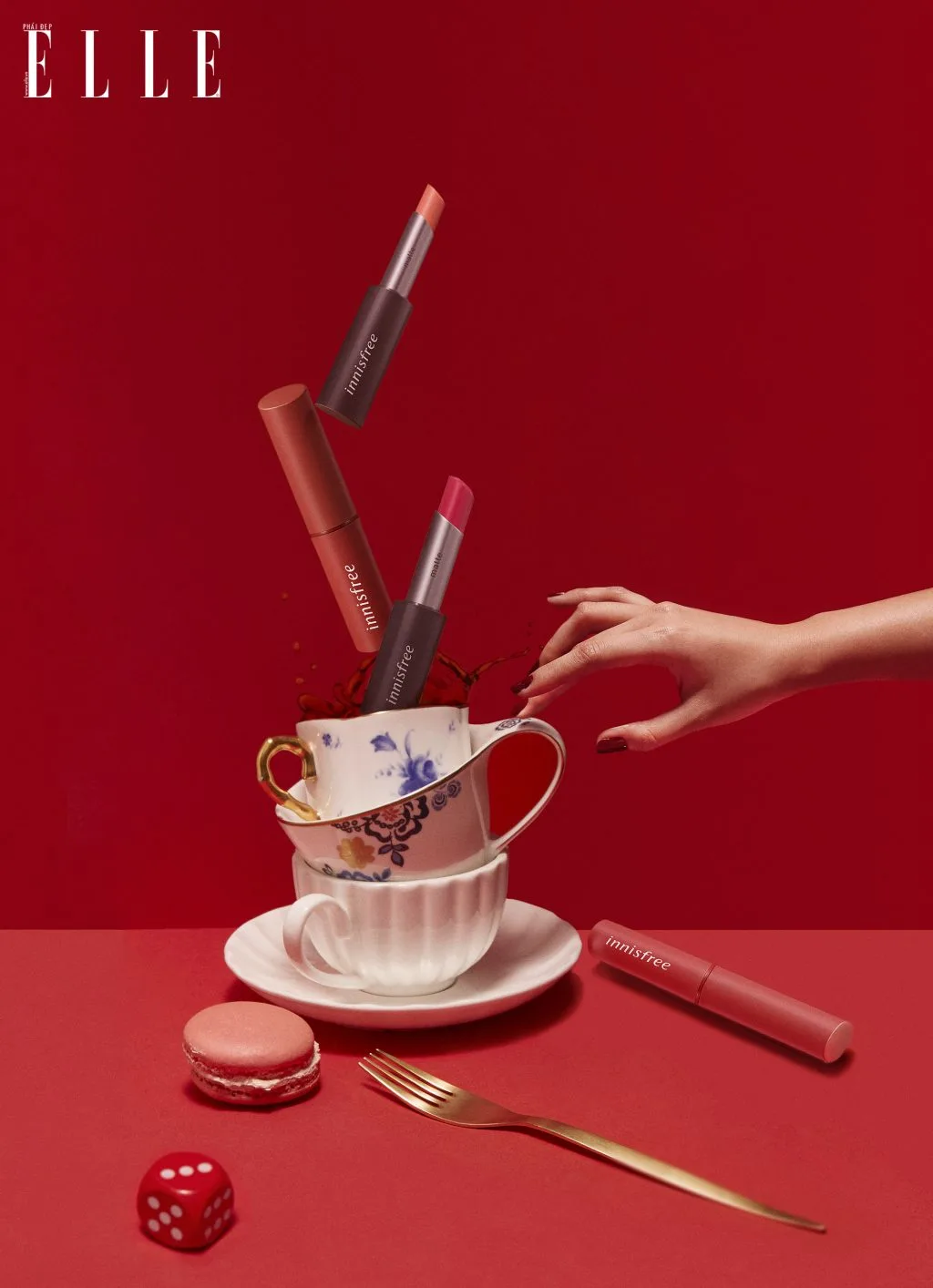 thỏi son vivid matte Innisfree thỏi son vivid matte Innisfree