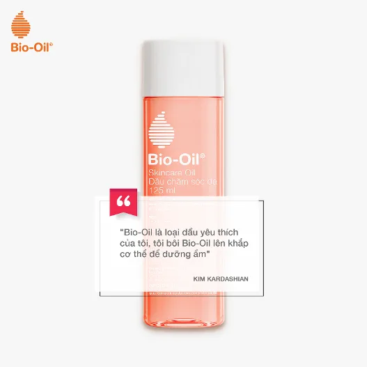 Bio-Oil Skincare Oil được nhắc đến như bảo bối chăm sóc da của loạt sao Hollywood đình đám như chị em Kim Kardashians