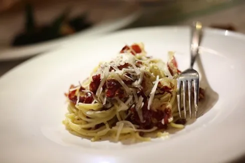 Các món ăn tinh tế, đậm hương vị Italy.