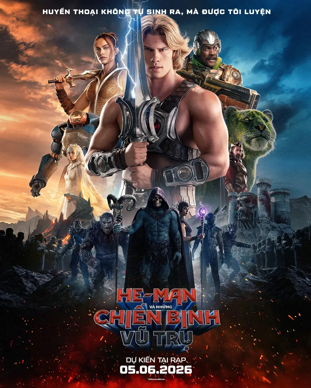 poster phim he-man và những chiến binh vũ trụ 2026