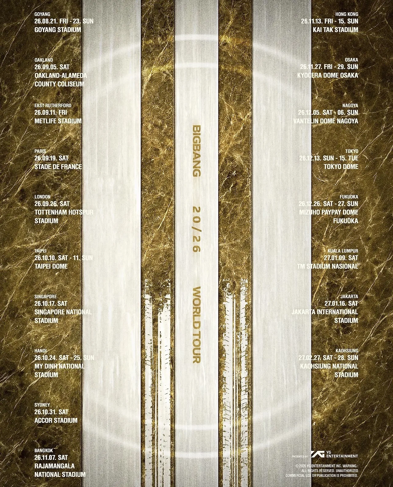 BIGBANG mang World Tour 2026 đến Hà Nội