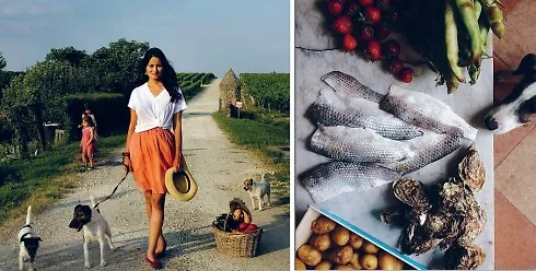 Mimi chia sẻ hình ảnh về cuộc sống thảnh thơi đầy hạnh phúc của gia đình tại khu đồn điền thơ mộng ở miền Nam nước Pháp.