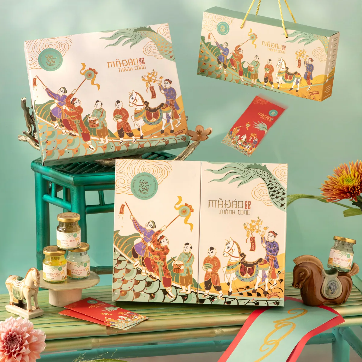 set quà tết yến thị