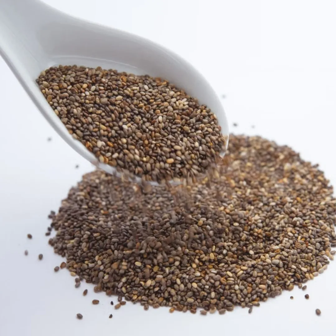 Hạt chia bổ sung chất xơ cho trà bí đao