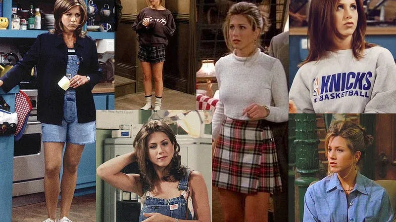 tạo hình nổi bật của Rachel Green trong series Friends