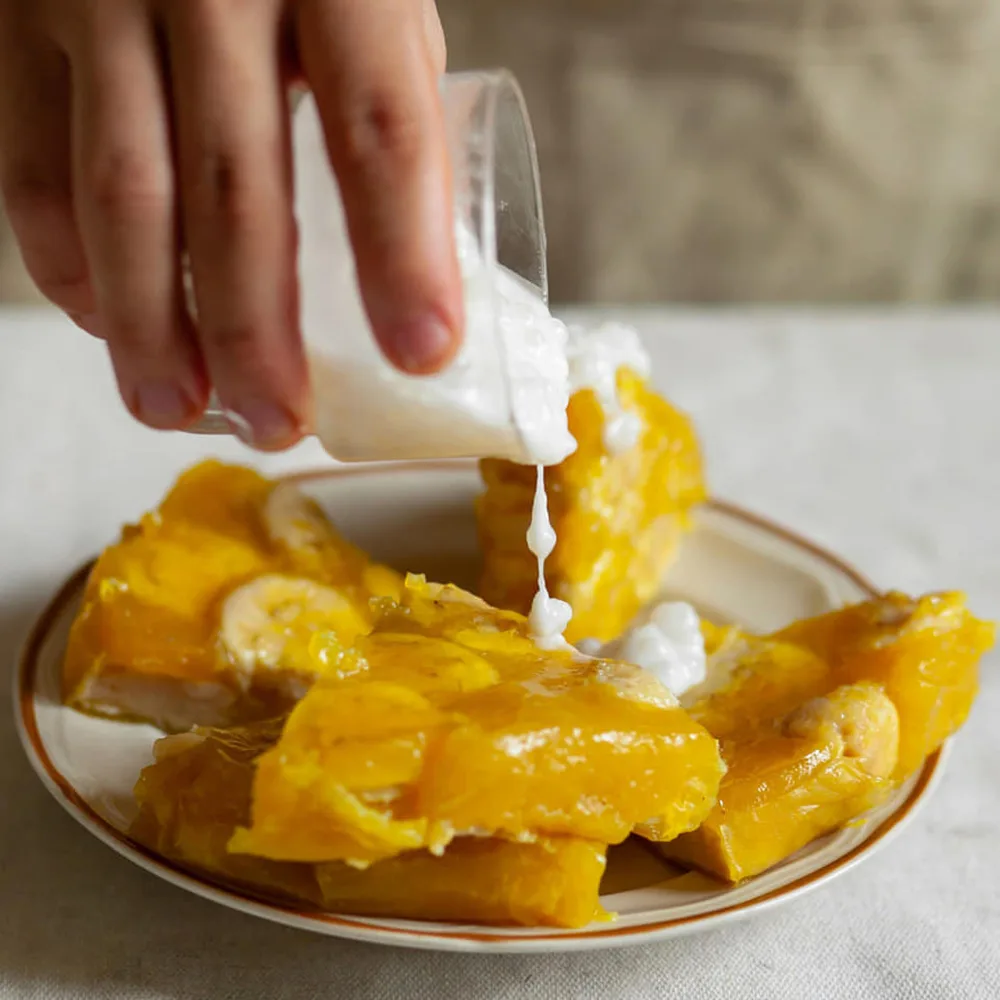 bánh chuối hấp đơn giản