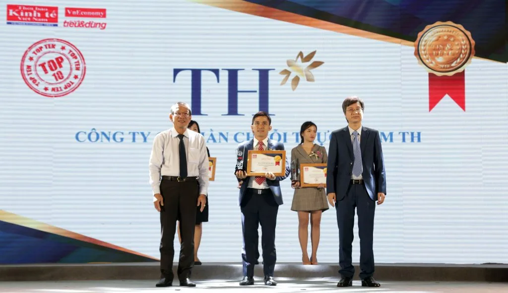 Thương hiệu TH true MILK nhận giải thưởng Tin và Dùng 2018