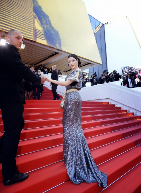 Hình ảnh Lý Nhã Kỳ trong ngày thứ 2 tại Cannes 2016