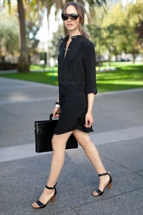 6 Gợi ý cách mặc đẹp đơn giản và cuốn hút với shirt dress elle Vietnam 14