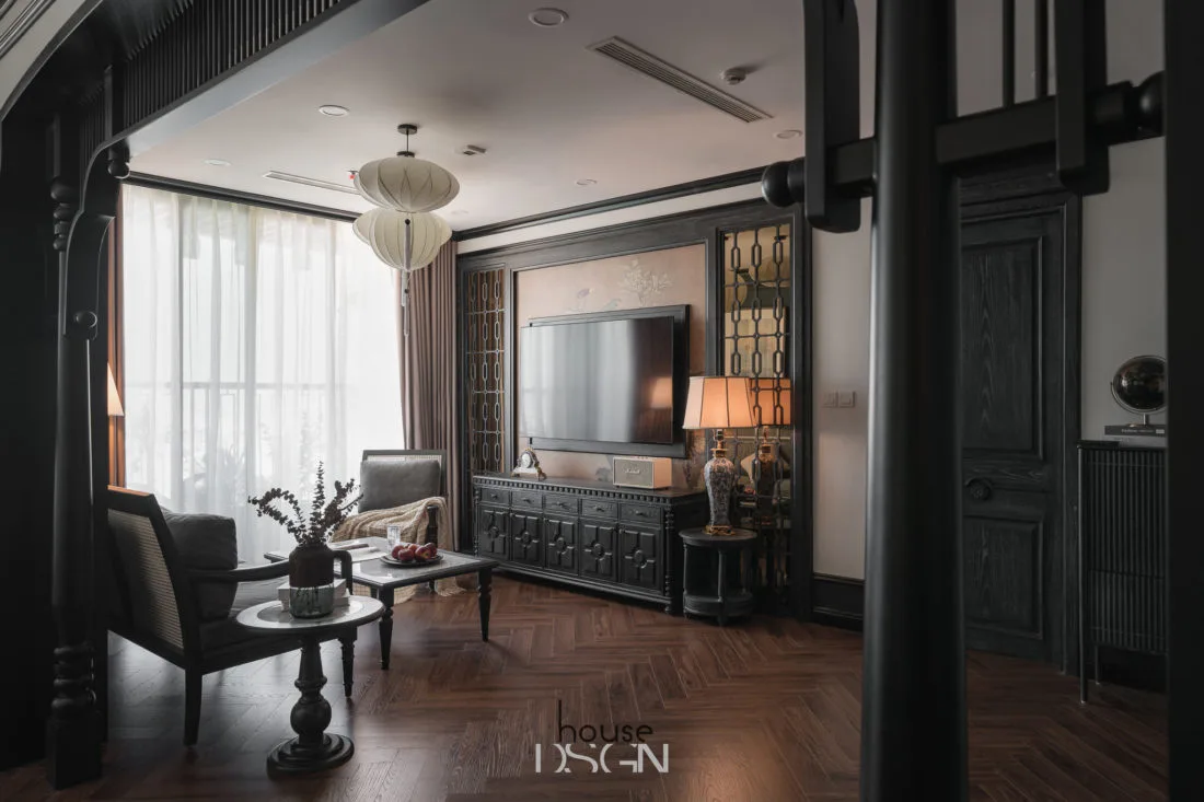 nội thất gỗ phong cách indochine