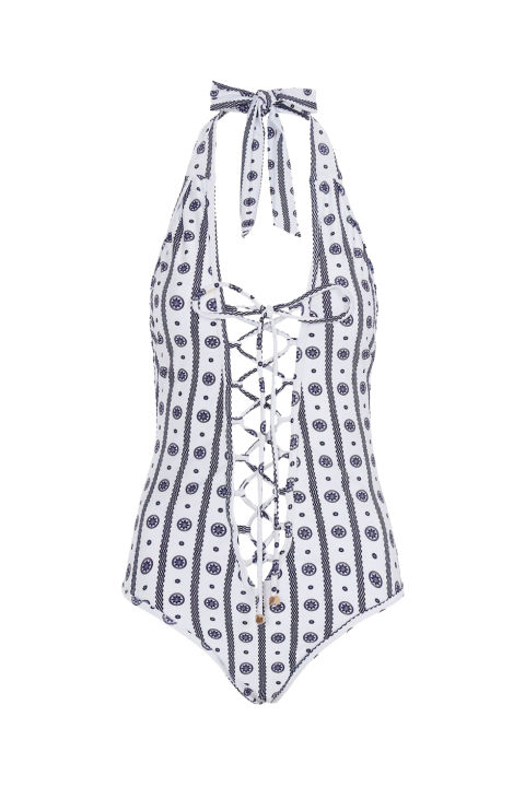Shona Joy Orion Lace Up One Piece (shonajoy.com)