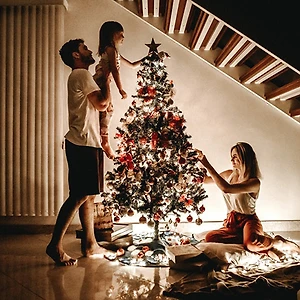 trang trí tổ ấm dịp giáng sinh