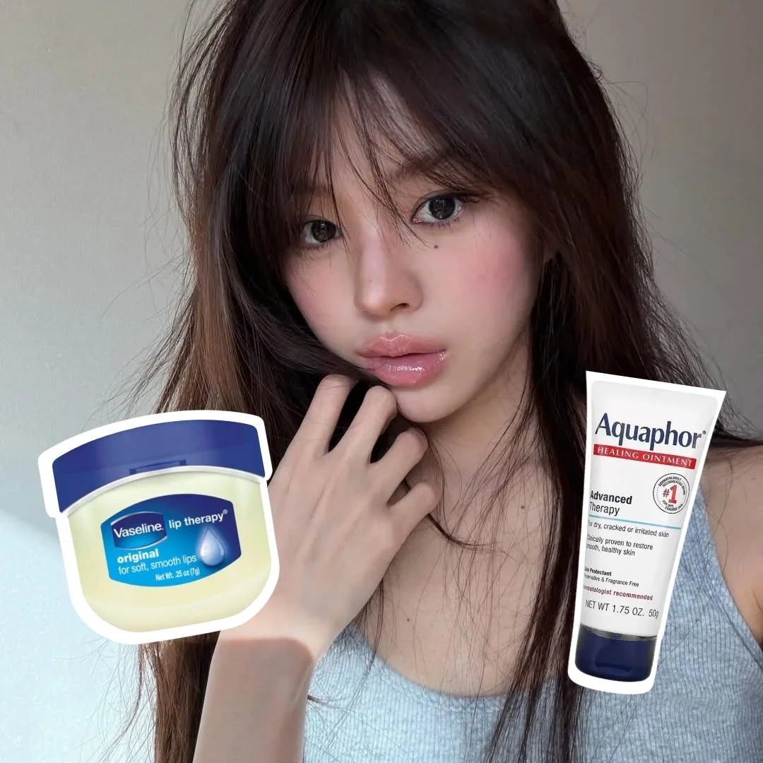 người mẫu Hàn dưỡng môi kĩ càng
