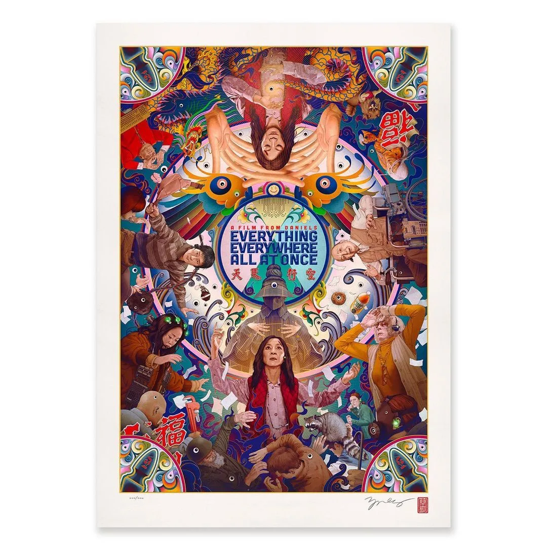 Poster phim EEAAO của James Jean
