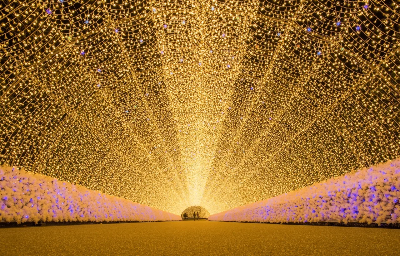 lễ hội ánh sáng màu vàng