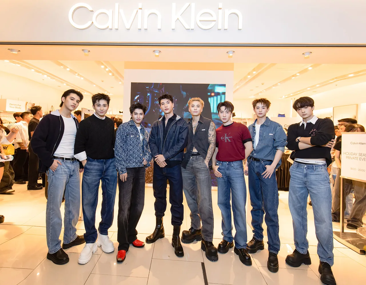khách mời tại sự kiện ra mắt Bộ Sưu Tập Mùa Lễ Hội Calvin Klein