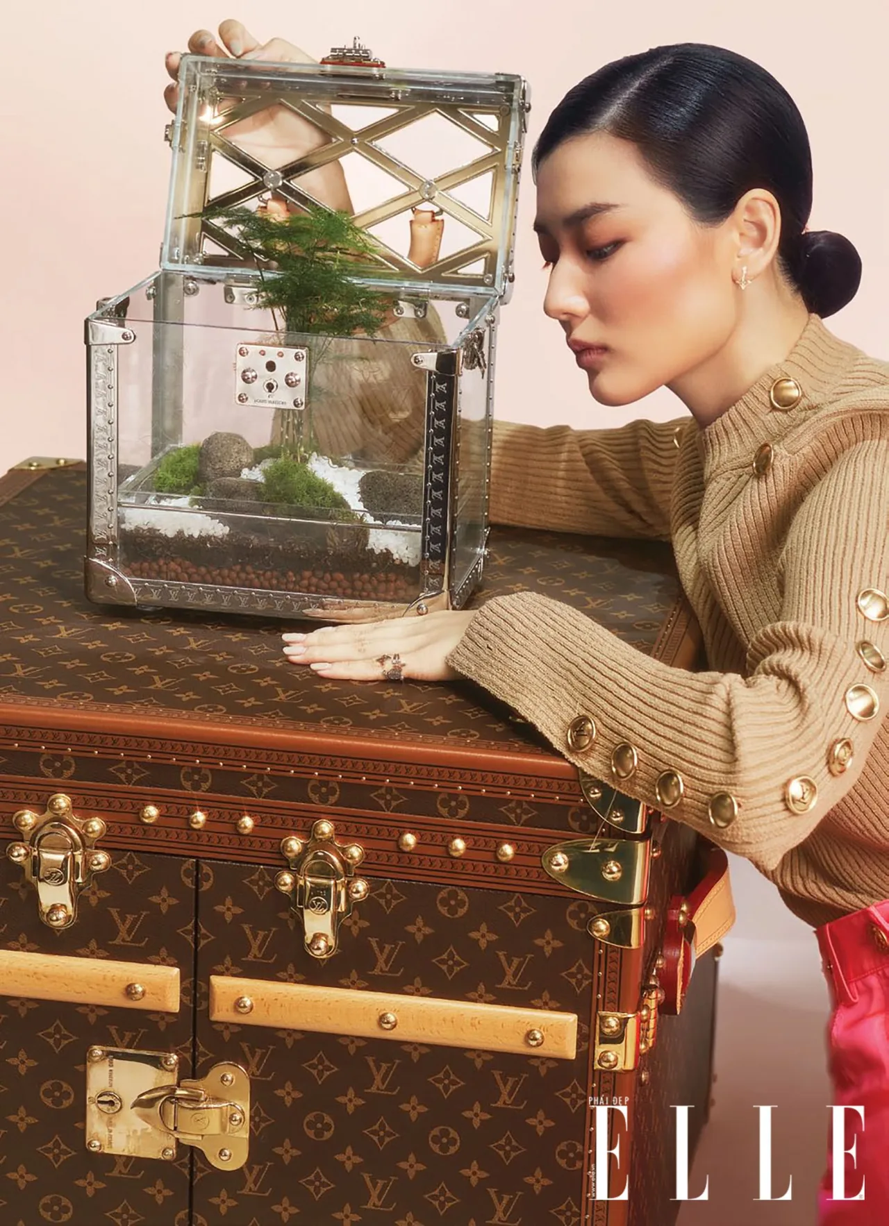Louis Vuitton áo len kín cổ Louis Vuitton áo len kín cổ