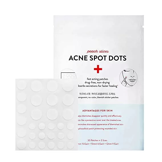 Miếng dán mụn Peach Slices Acne Spot Dots Miếng dán mụn Peach Slices Acne Spot Dots