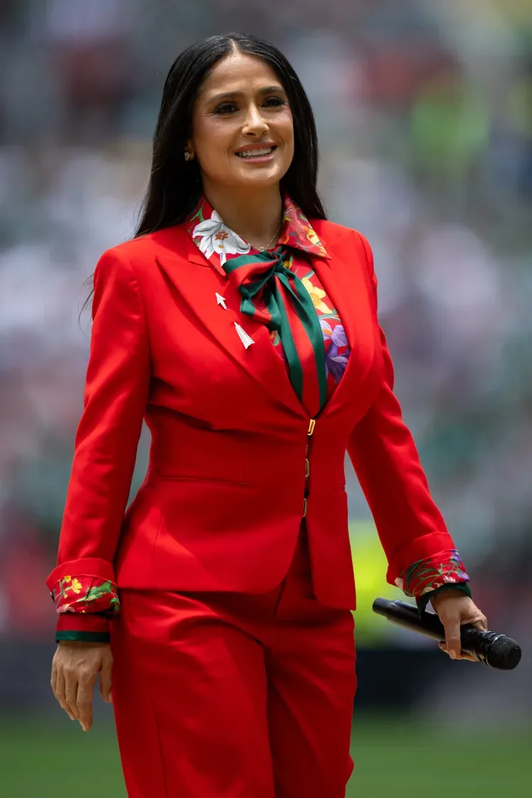 Salma Hayek Pinault tại FIFA World Cup ở Mexico City vào ngày 11/6/2026.