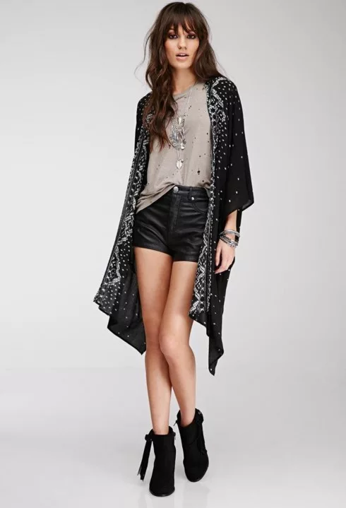 Kimono voan và tank top kimono voan va tank top