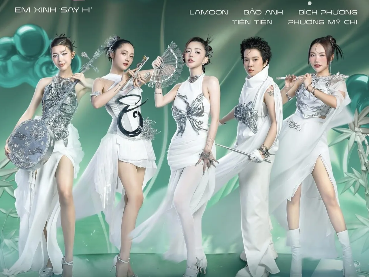 em xinh say hi cầm kỳ thi họa