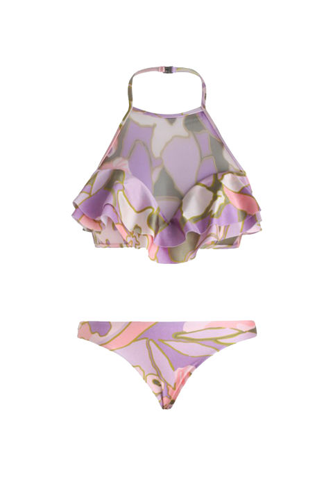 Zimmermann Lotte Frill Halter Bikini (zimmermannwear.com)