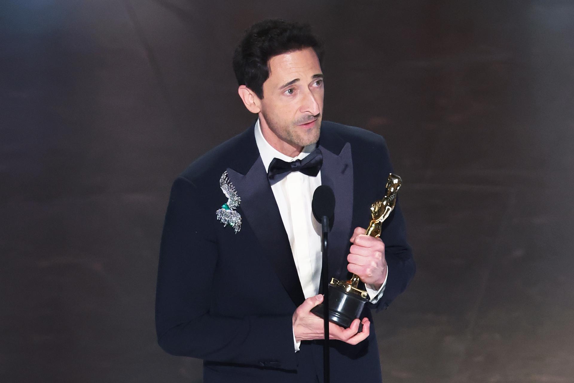 Adrien Brody tại Oscars 2025