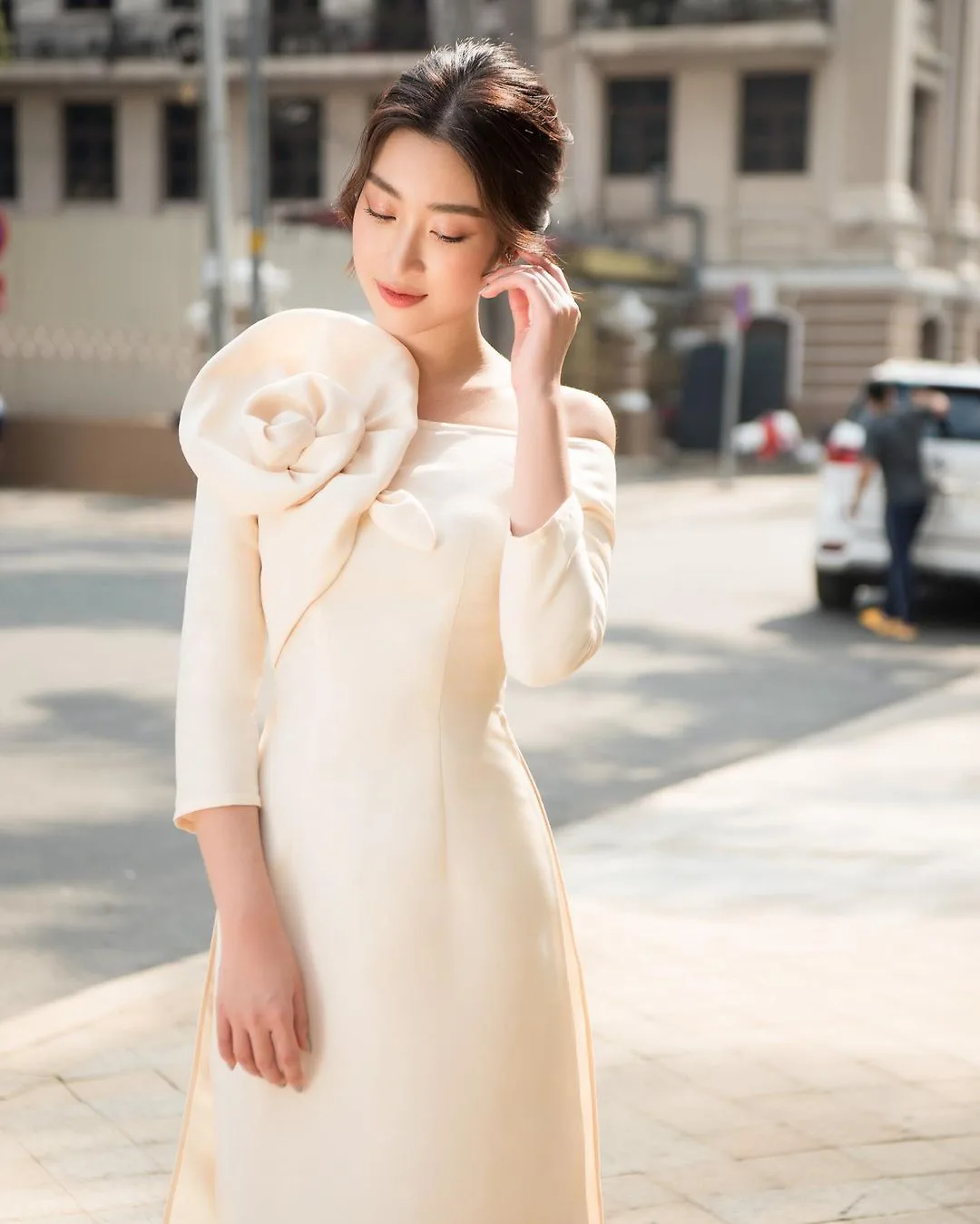 áo dài trễ vai