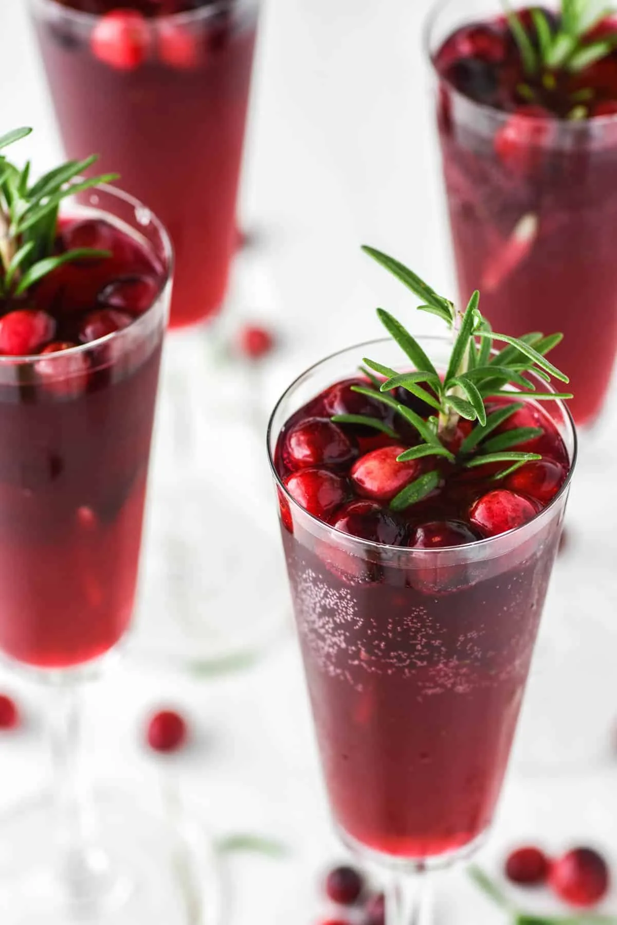 pha chế Thức uống Giáng Sinh 2023 - Cranberry Mimosa