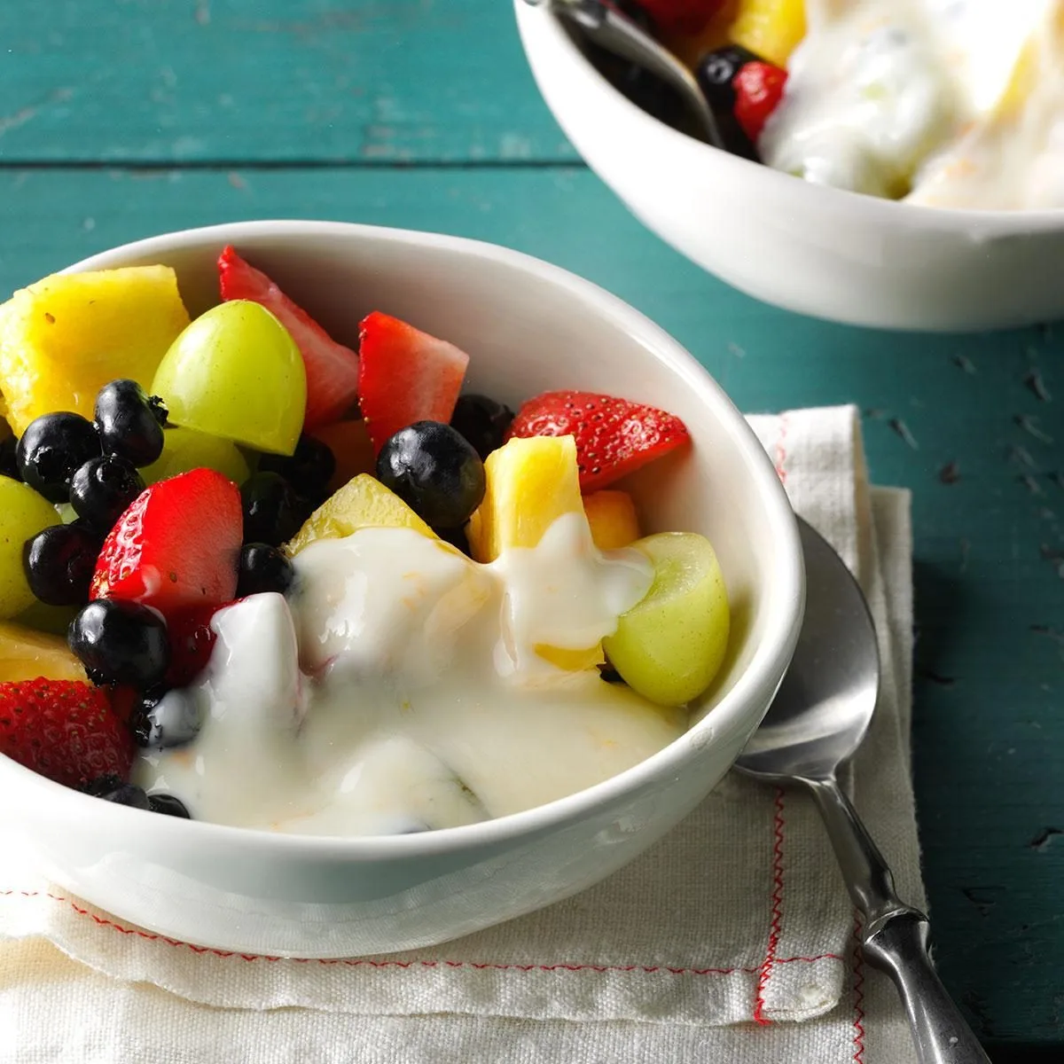Yogurt parfait mật ong và trái cây Yogurt parfait mật ong và trái cây