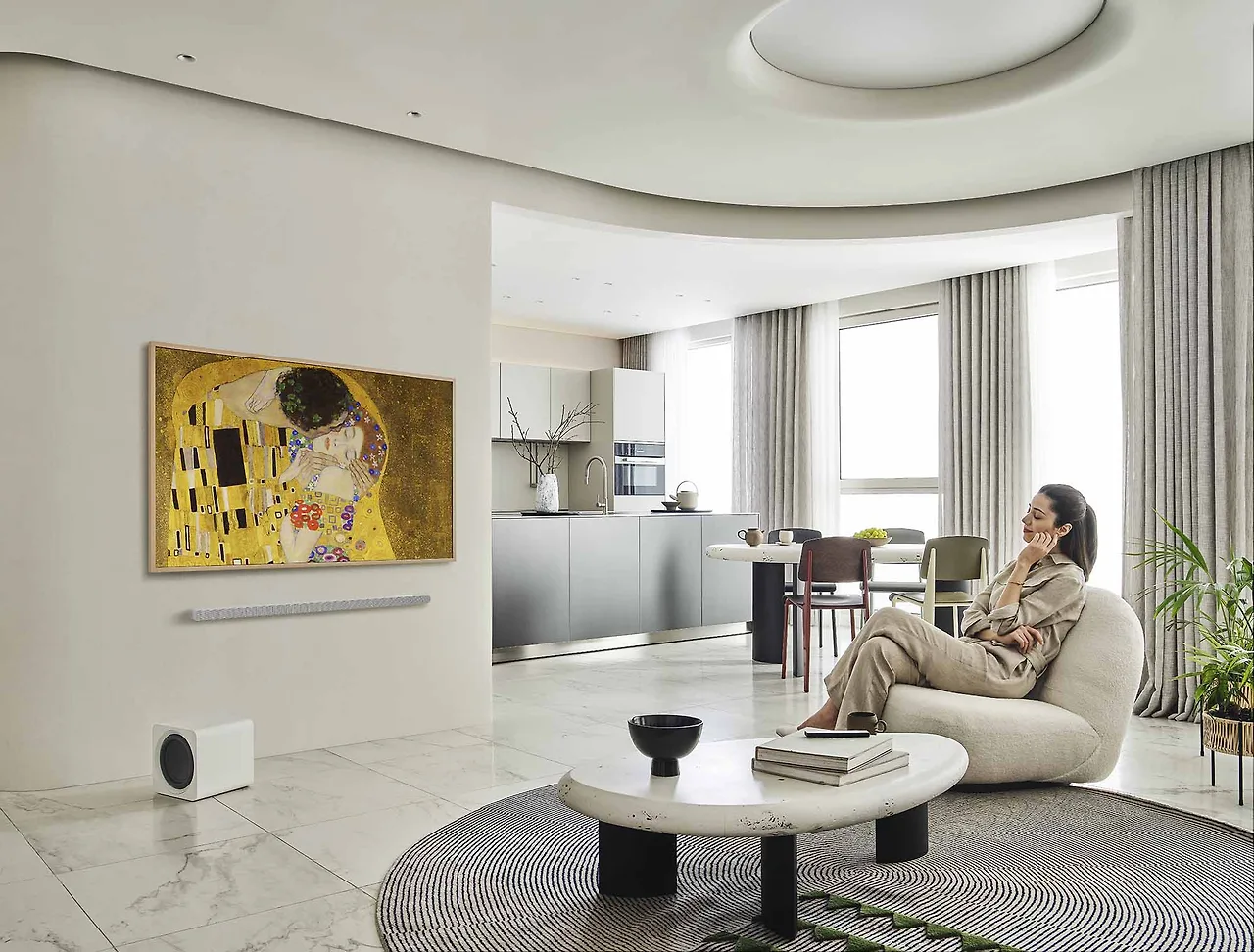 nghệ thuật tv samsung the frame