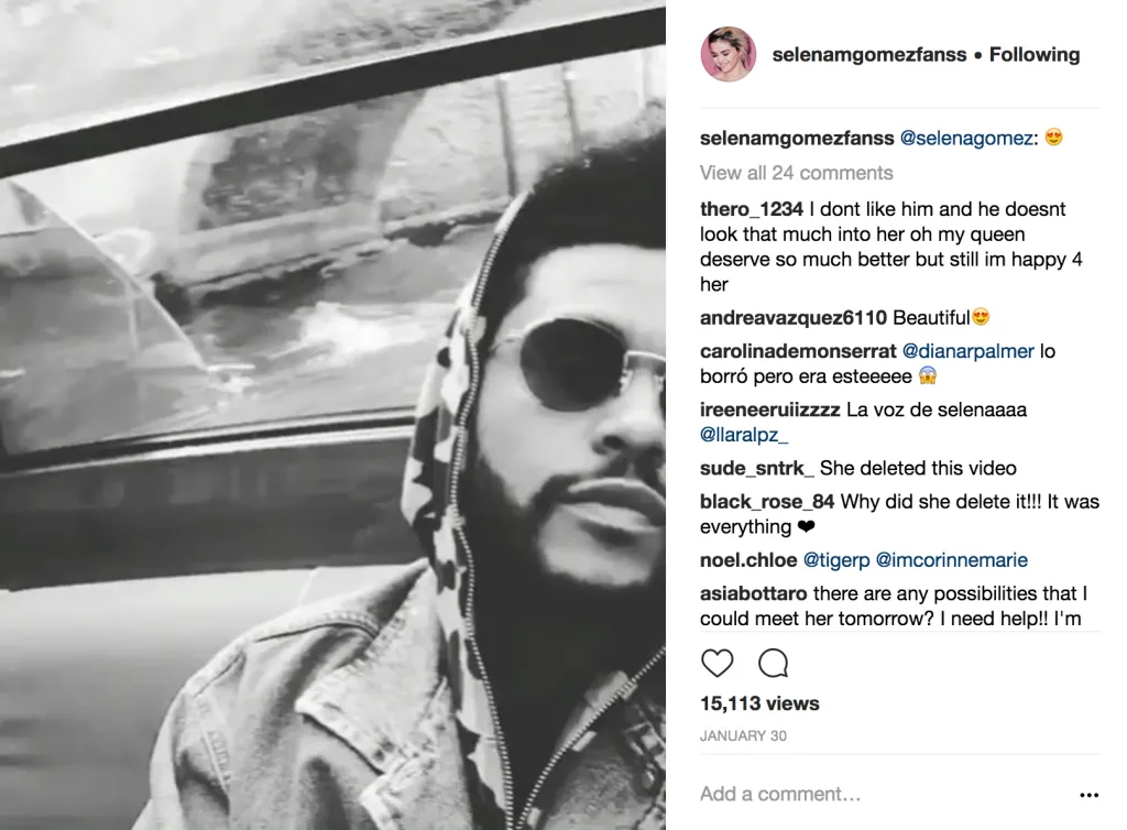 Selena Gomez và The Weeknd Selena Gomez và The Weeknd