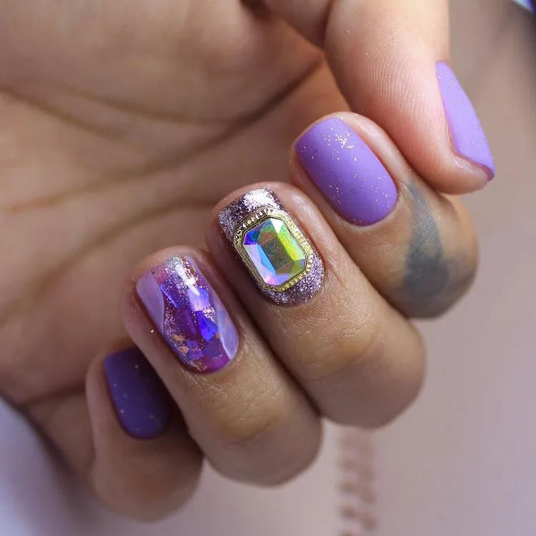 Xu hướng nail Very Peri Xu hướng nail Very Peri