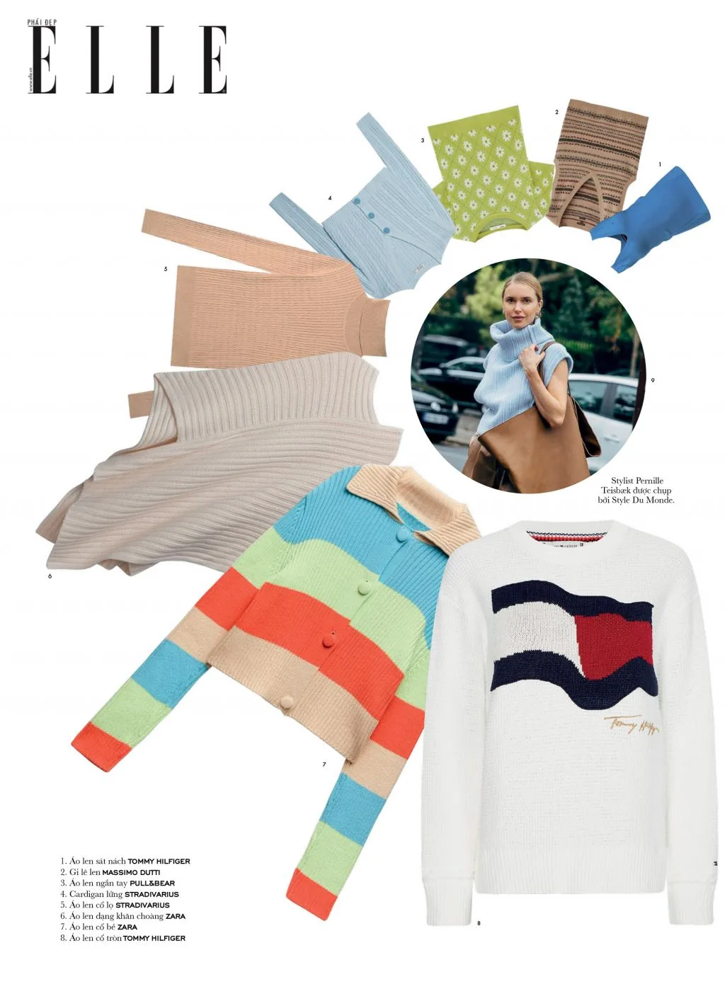 áo len kiểu dáng thụng thiết kế áo len sweater kinh điển